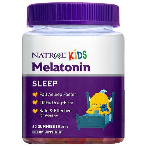 Natrol Kids Melatonin Sleep Support Gummies Berry - 60.0 ea