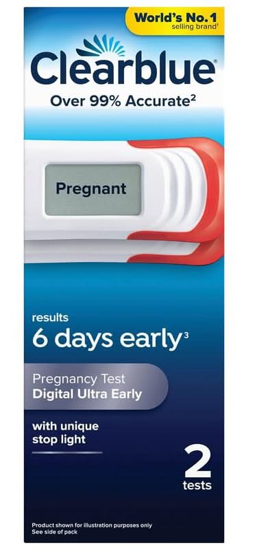Clearblue Digital Ultra Early Pregnancy Test 2pk