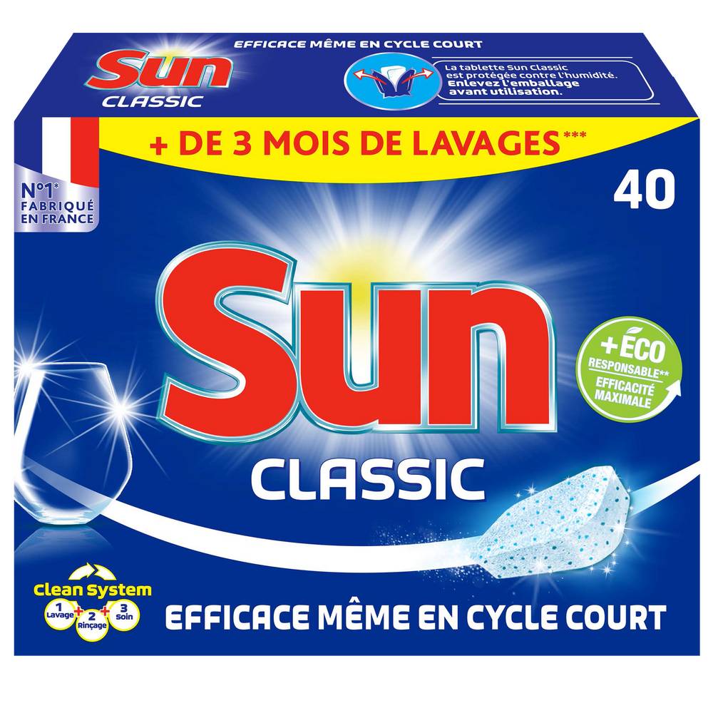 Sun - Classic tablettes lave-vaisselle