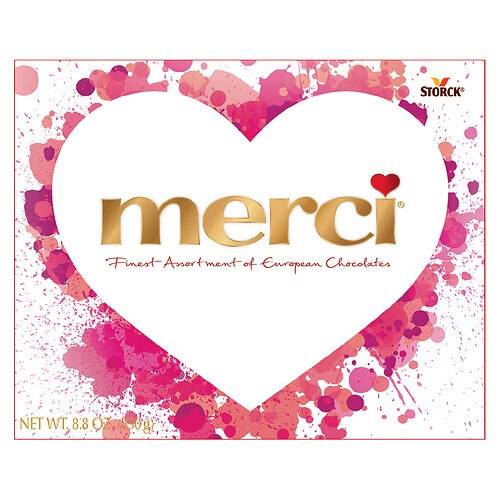 Order Merci Valentine's Day Box Assorted Chocolate - 8.8 oz food online from Walgreens store, Maywood on bringmethat.com