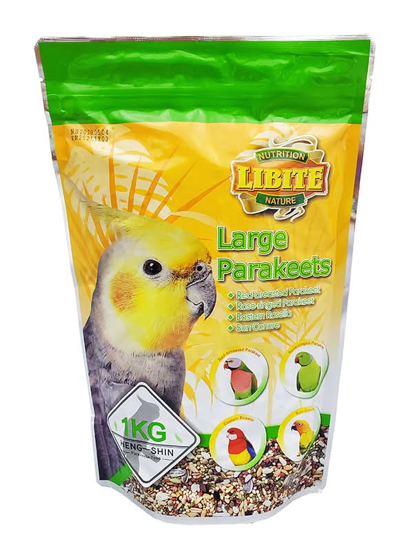 恆欣多穀物健體飼料-中型鳥 <1Kg公斤 x 1 x 1Bag包>