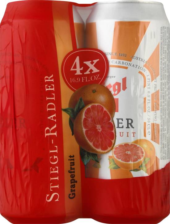 Stiegl Radler Grapefruit Beer (4 ct, 16.9 fl oz)