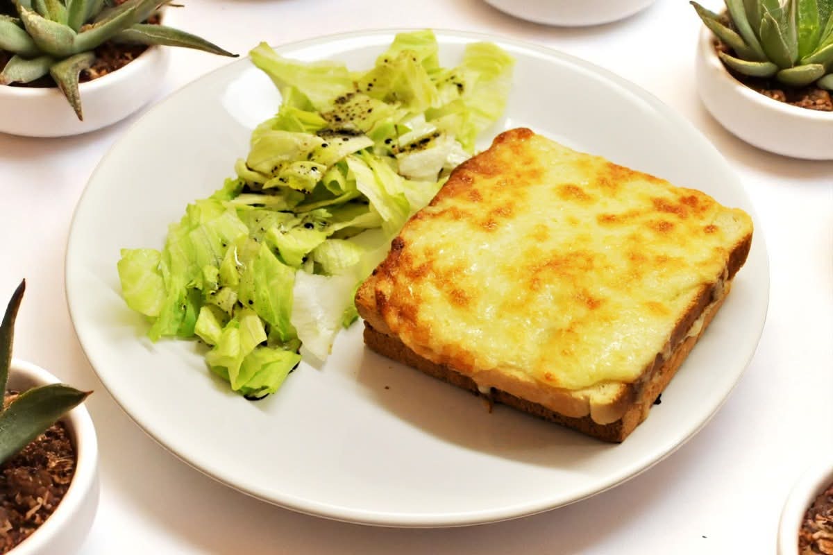 Croque madame & Salade 🥪🥗