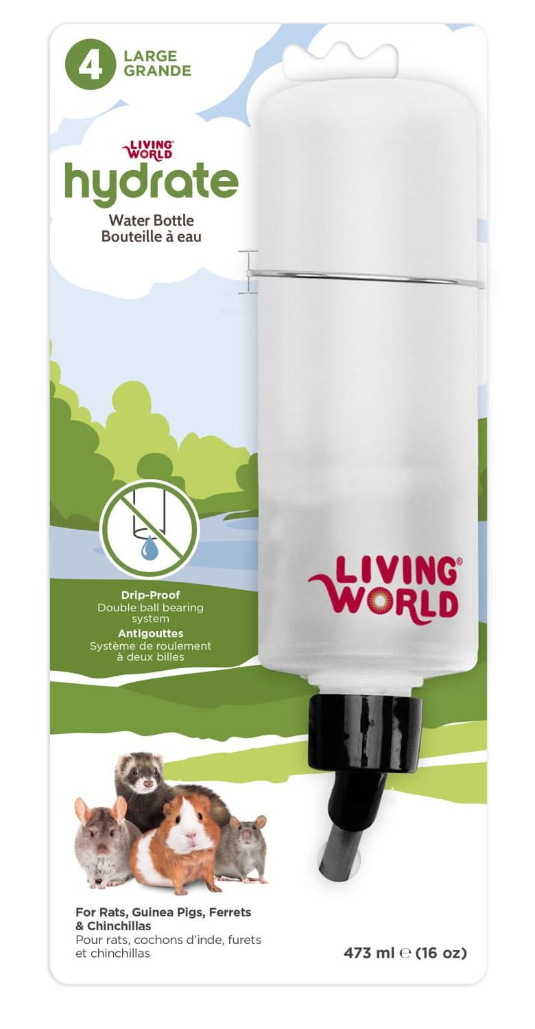 Living World Hydrate Small Animal Water Bottle, 16 oz