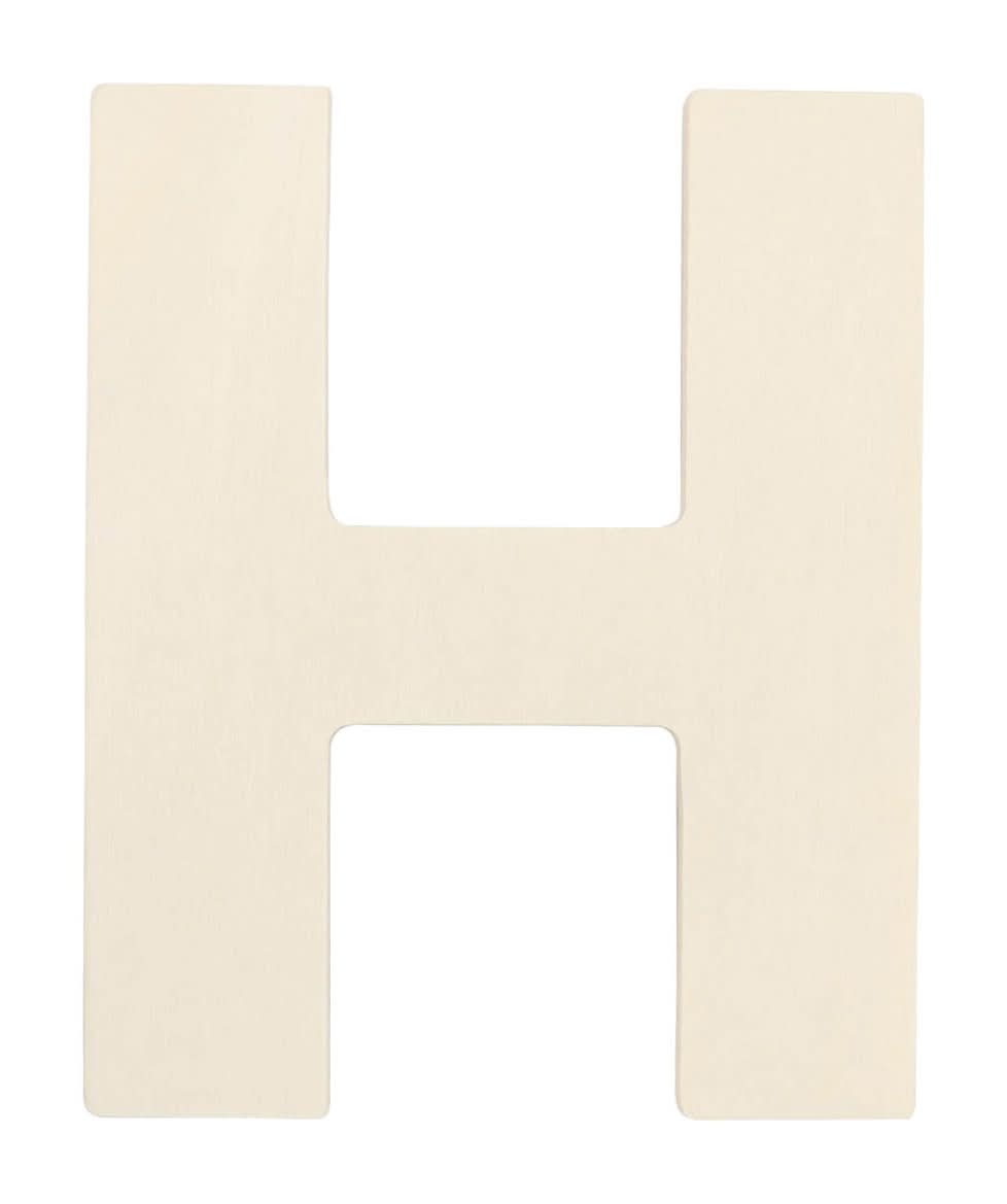 Wooden Letter H