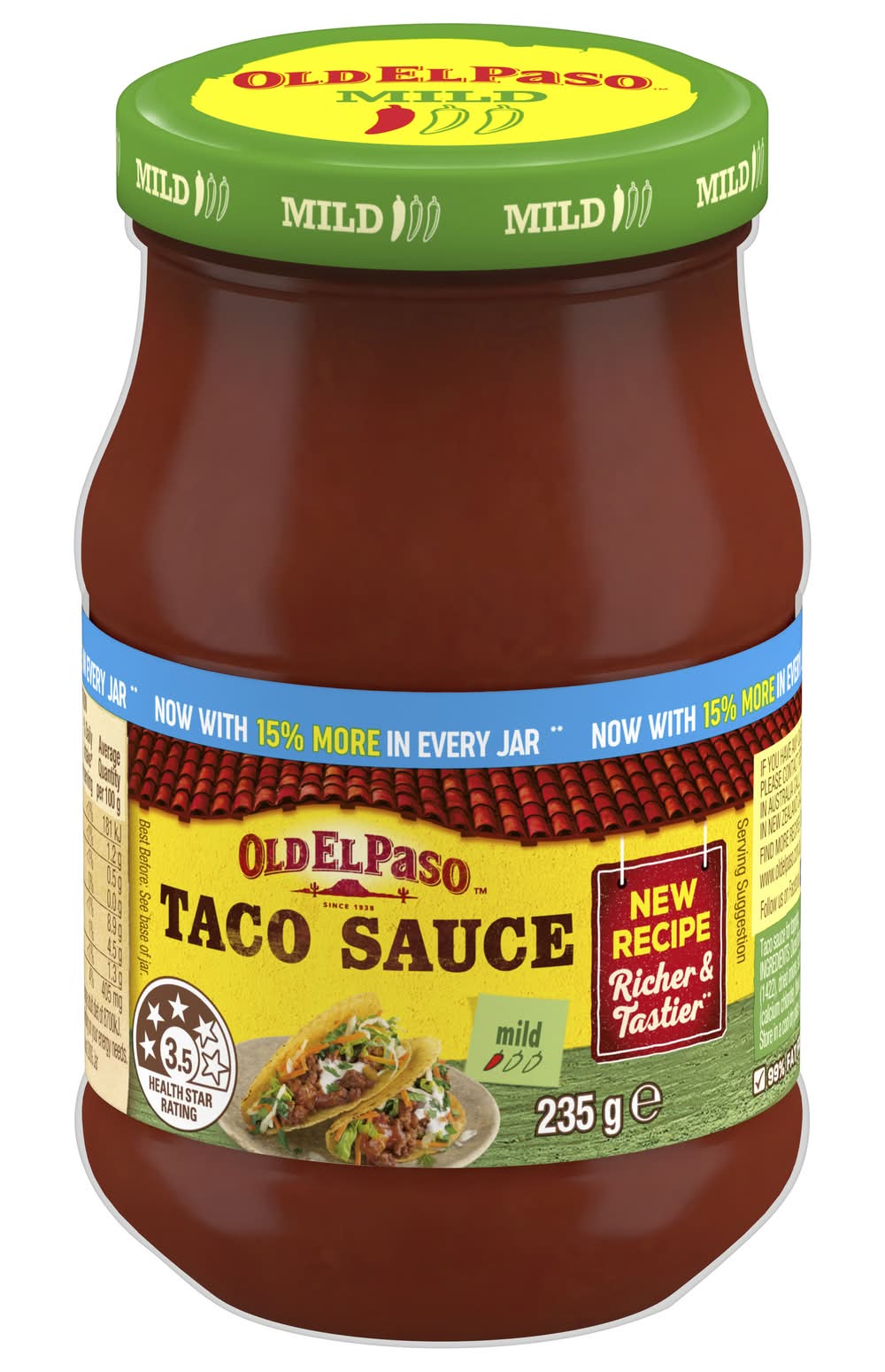 Old El Paso Taco Sauce, Mild (235g)