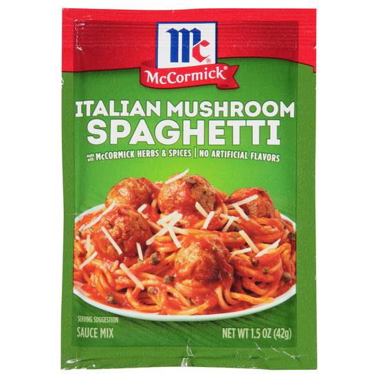 Mccormick Italian Mushroom Spaghetti Sauce Mix