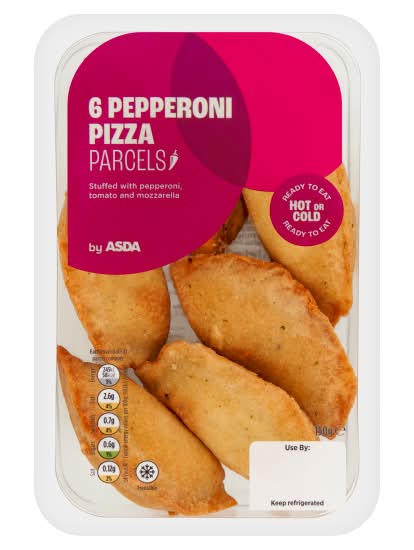 ASDA Pepperoni Pizza Parcels (6 ct)