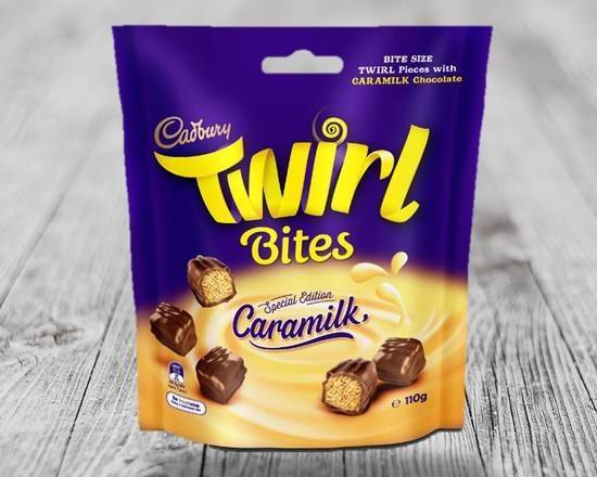 Cadbury Twirl Caramilk Bites 110g