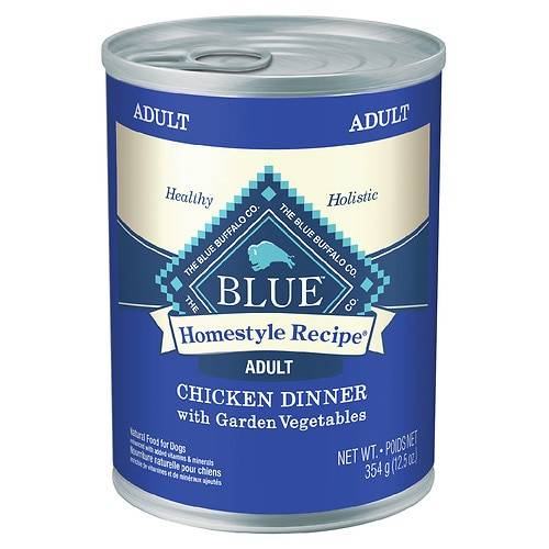 Blue Buffalo Homestyle Recipe Chicken Dinner with Garden Vegetables for Dogs - 12.5 OZ