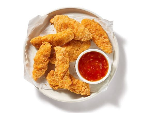 7 x Hot n Spicy Chicken Strips + 1 Dip of choice
