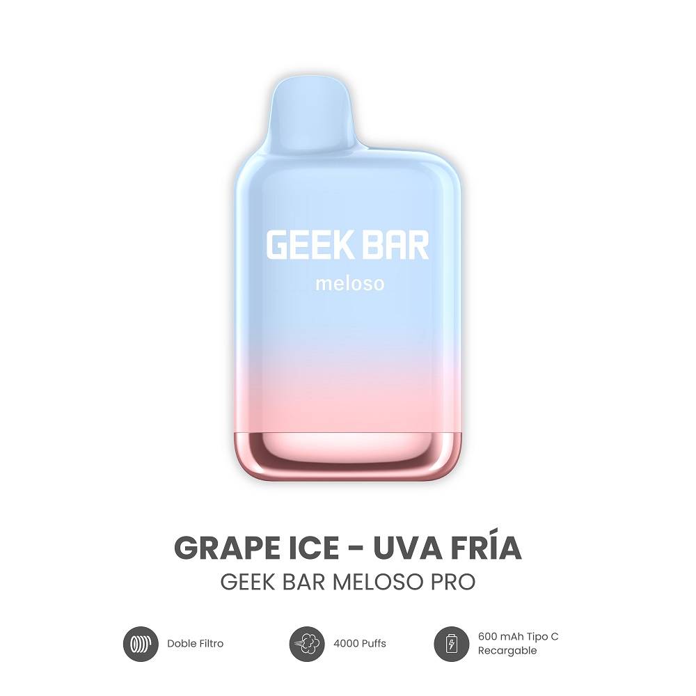 Geek-Bar · Meloso progrape ice