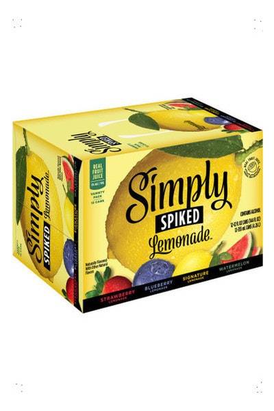 Simply Spiked Lemonade Hard Seltzers Variety pack (12 ct, 12 fl oz)