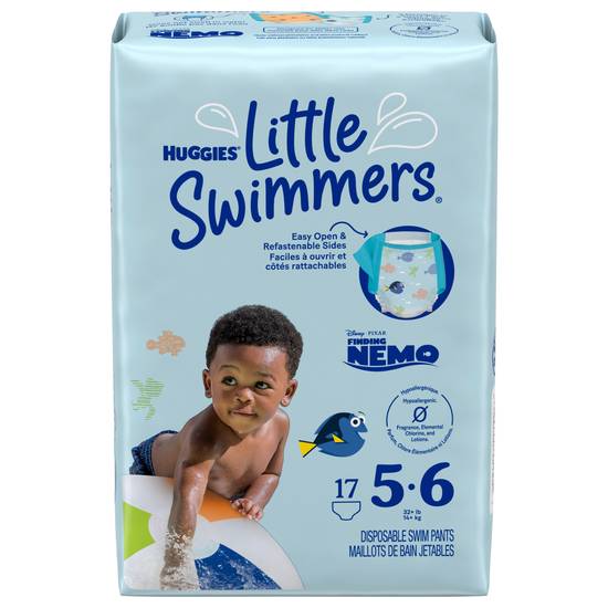 Huggies Little Swimmers Swim Diapers Size 5-6 Large (17 ct)
