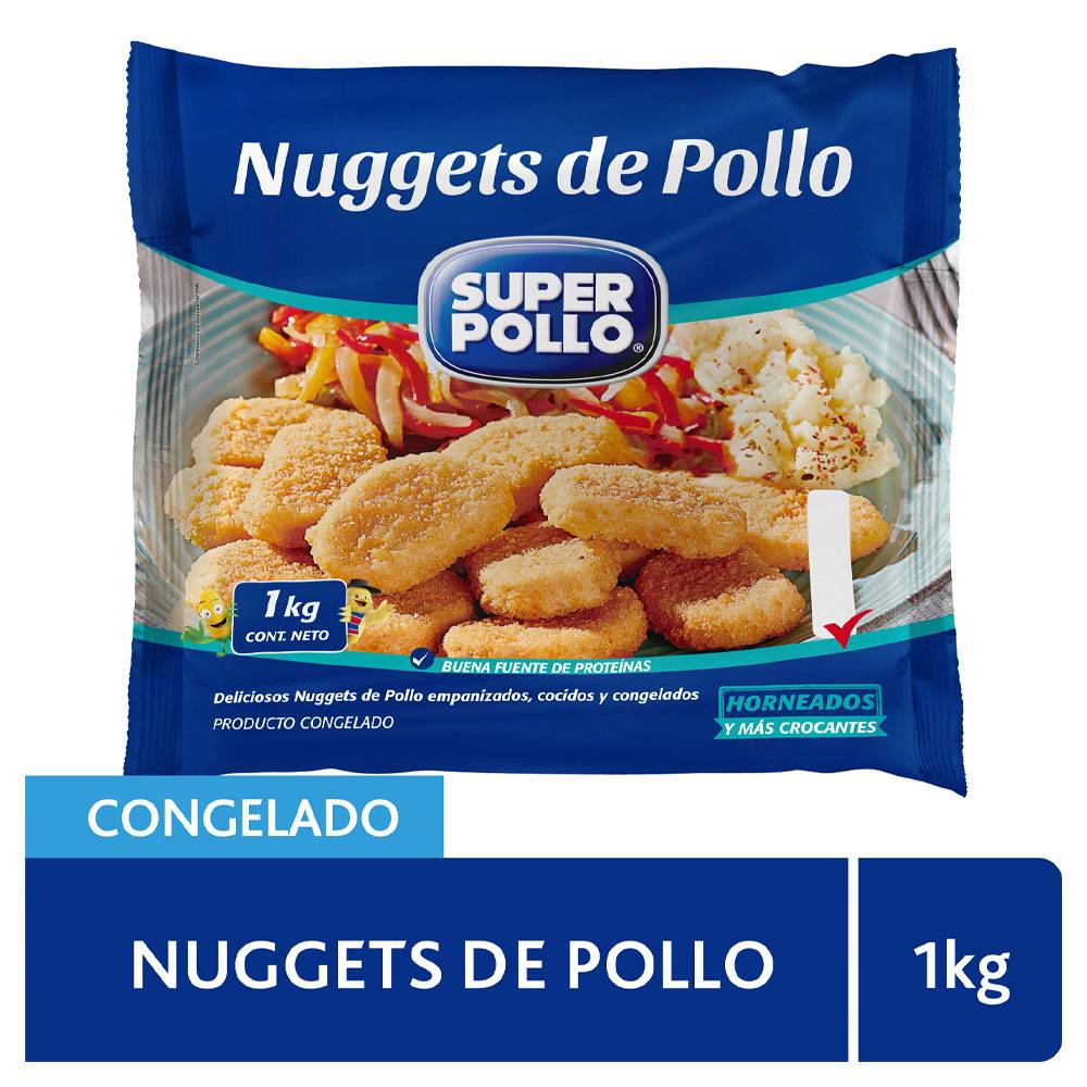 Super pollo nuggets de pollo (1 kg)