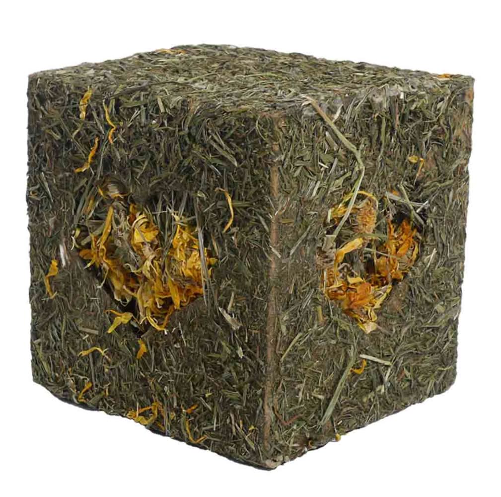 Rosewood I Love Hay Cube Treat & Toy For Small Pets