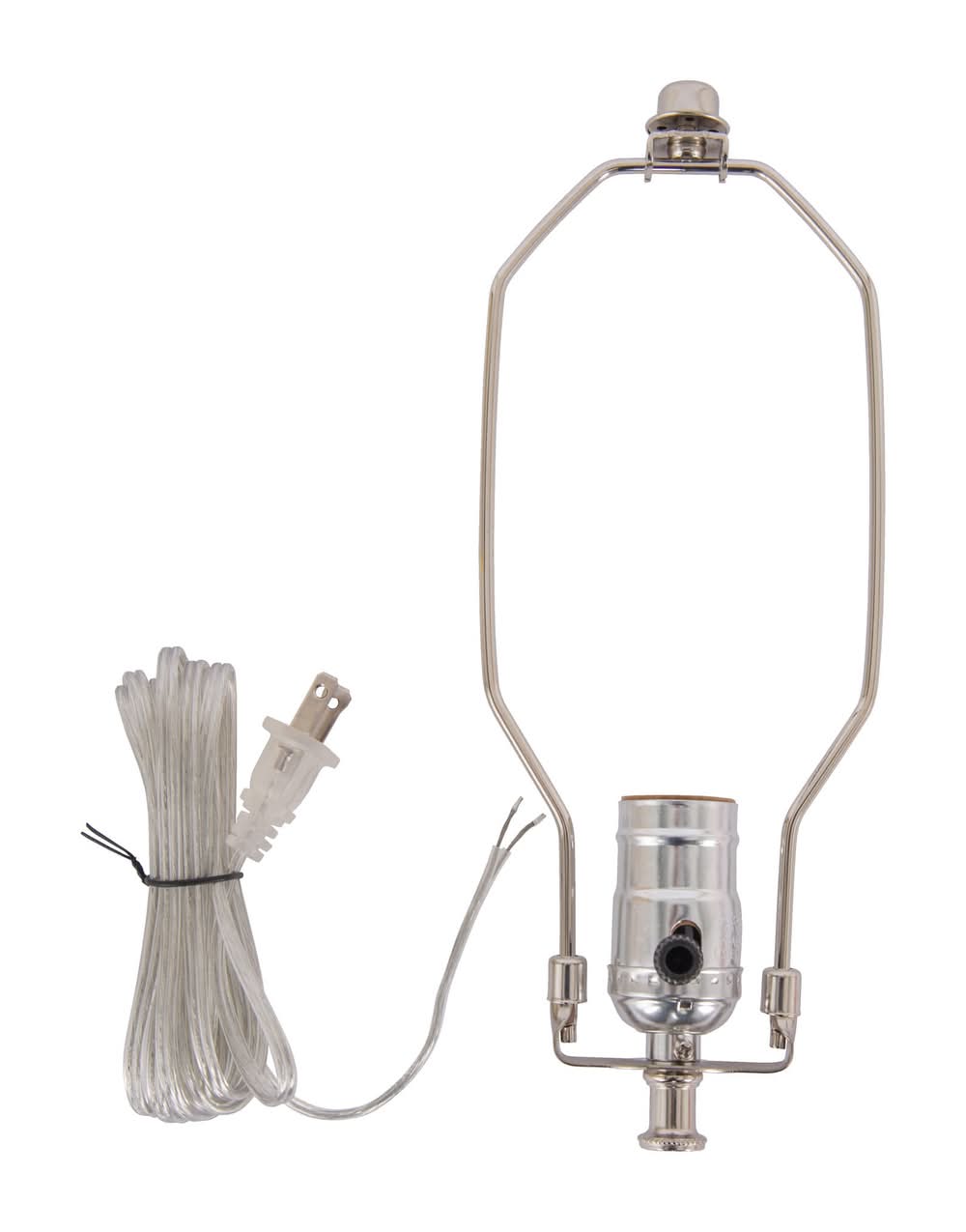 Project Source 10.25-in L x 4.25-in Dia Transitional Metal Lamp harp