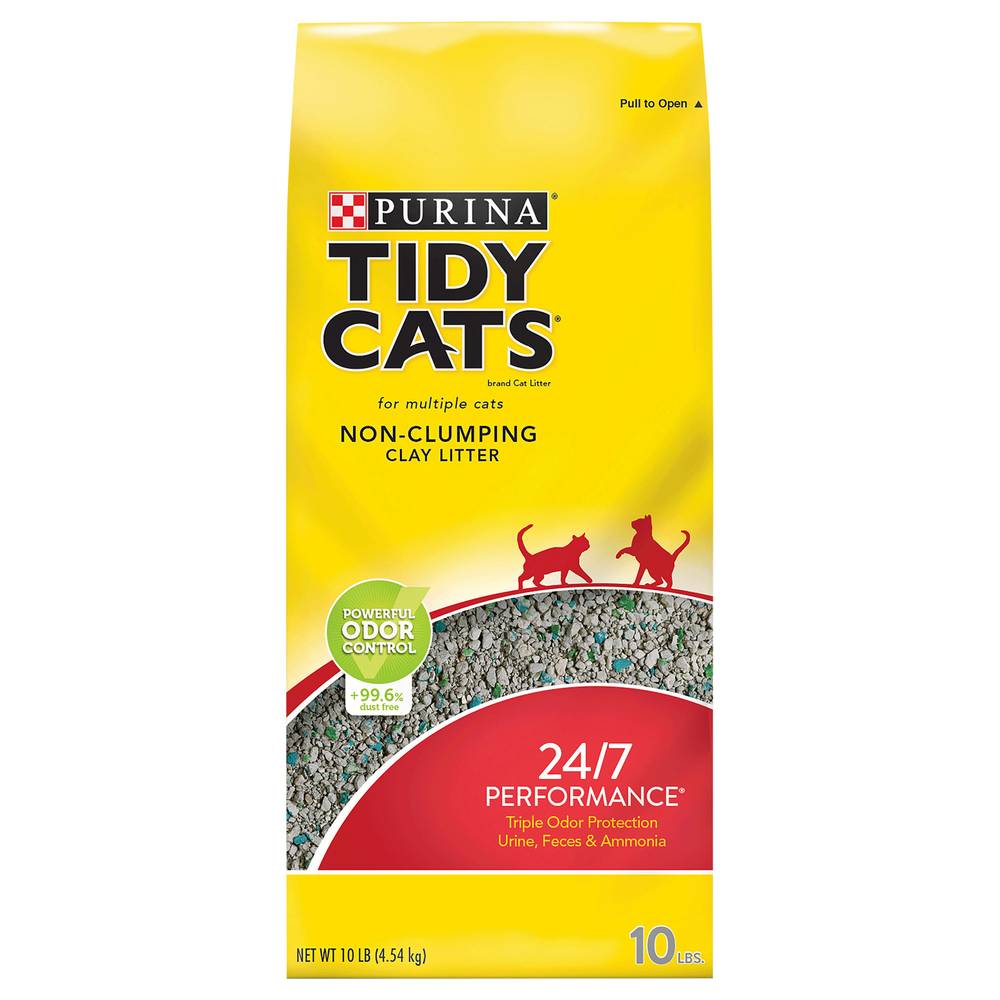 Tidy Cats 24/7 Performance Non-Clumping Clay Litter (10 lbs)