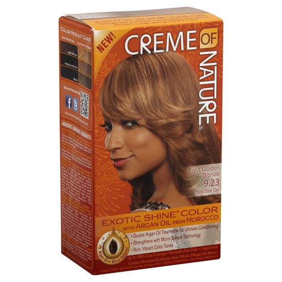 Creme Of Nature Light Golden Blonde 9.23 Permanent Hair Color