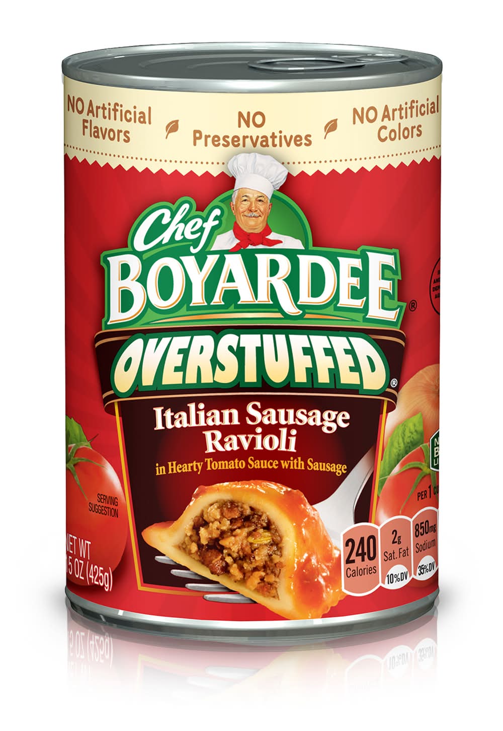 Chef Boyardee Overstuffed Italian Sausage Ravioli (15 oz)