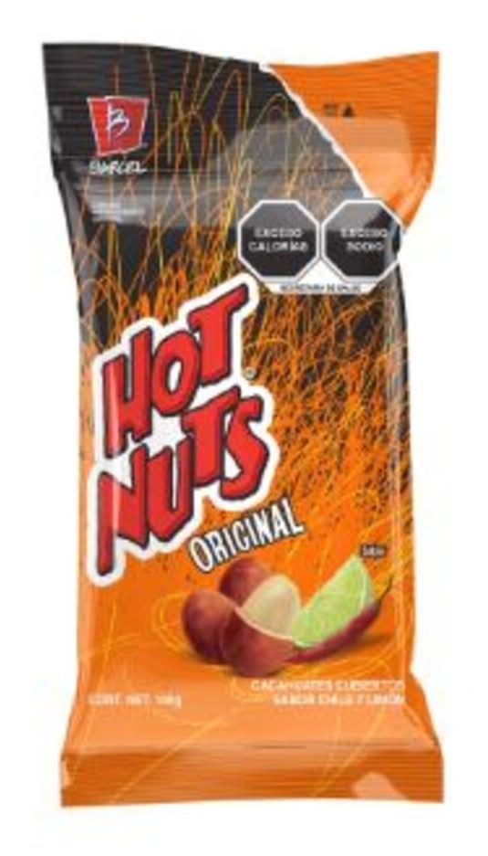 Takis · Hot nuts original cacahuates cubiertos, chile-limón (100 g)