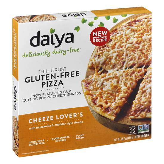 Daiya Thin Crust Gluten-Free Cheeze Lover's Pizza