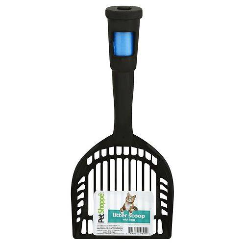 PetShoppe Litter Scoop with Bags - 15.0 ct