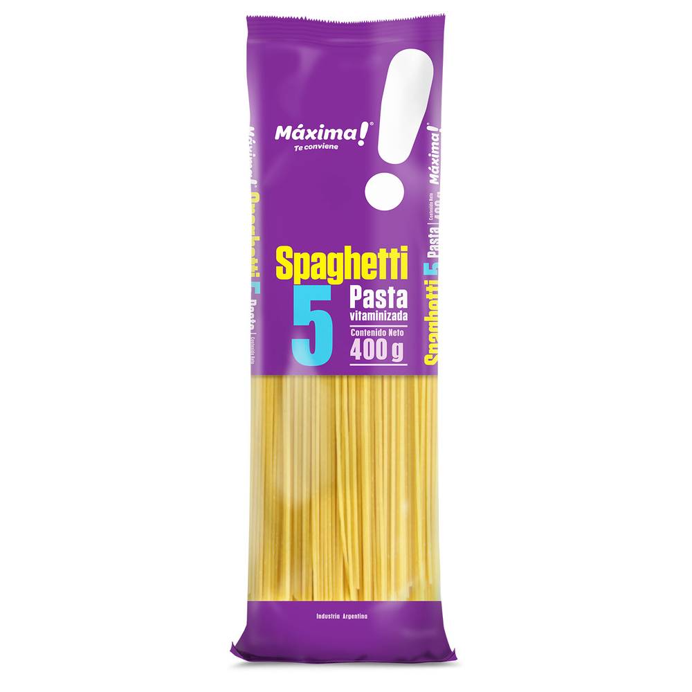 Máxima spaghetti n°5 (paquete 400 g)