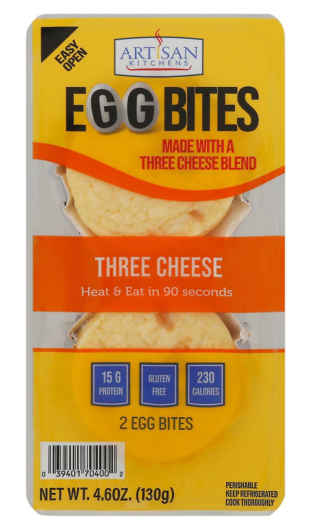 Artisan Kitchens Three Cheese Egg Bites (4.6 oz)