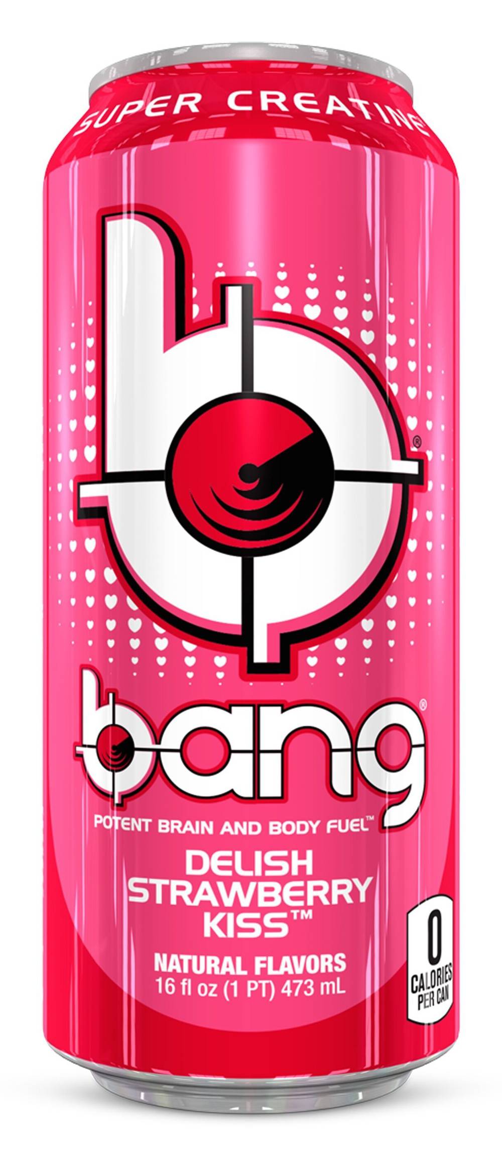 Bang Delish Strawberry Kiss Energy Drink (16 fl oz)