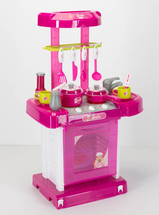 Barbie juego mesa de cocina luz y sonido