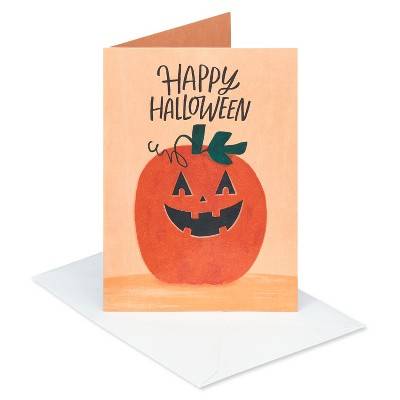 Halloween 'Jack O Lantern' Greeting Card