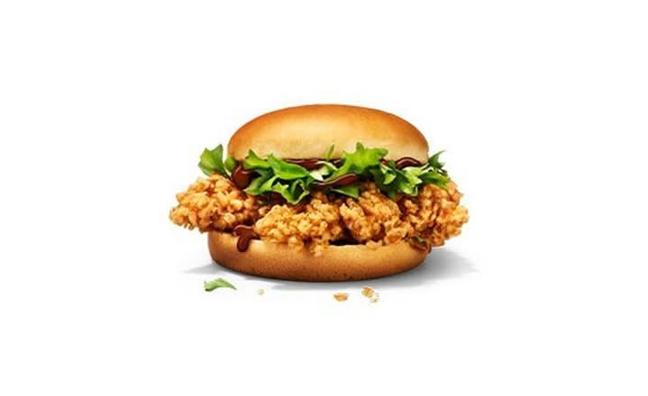 Double Spicy Teriyaki Crispy Burger