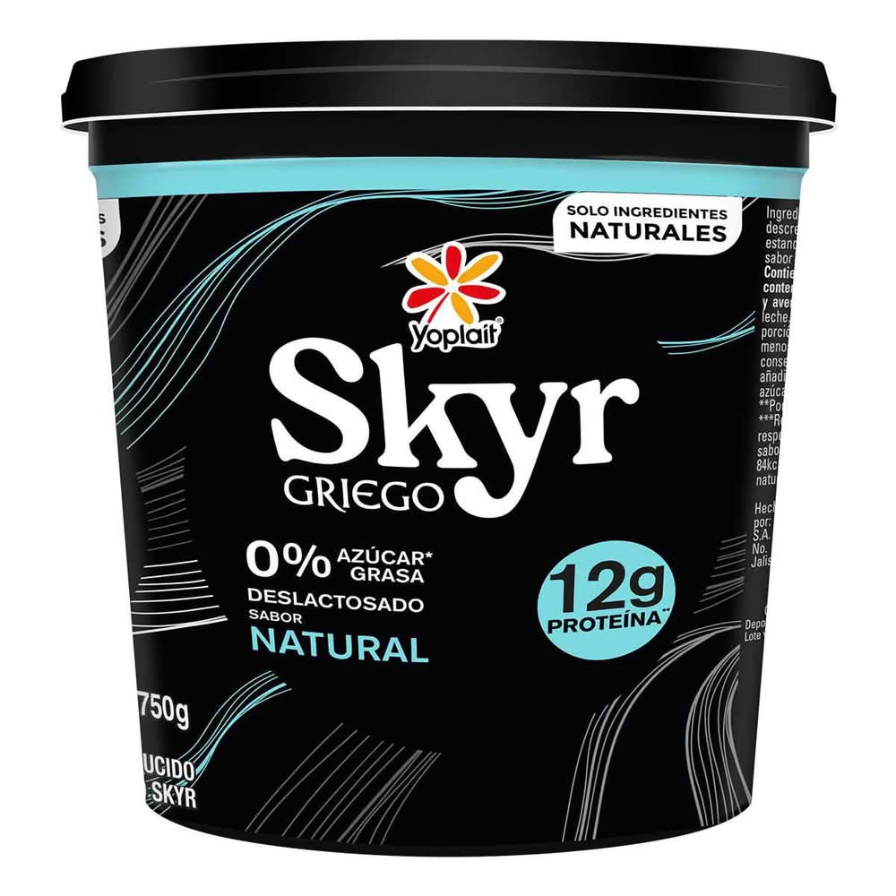 Yoplait · Skyr griego yoghurt natural sin azúcar (750 g)