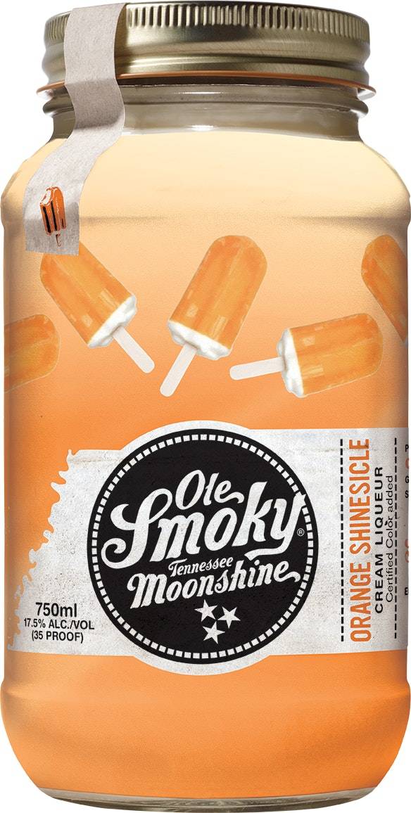 Ole Smoky Orange Shinesicle Moonshine (6x 750ml jars)