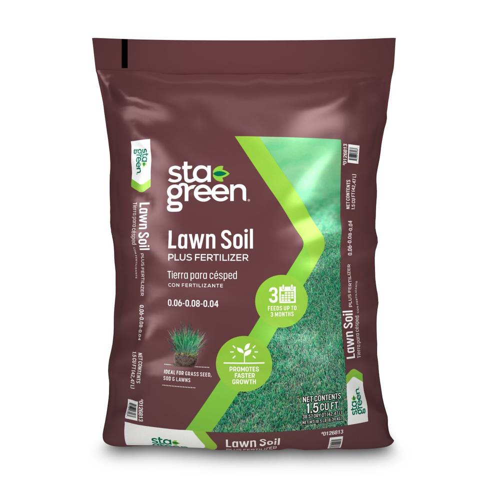 Sta-Green 1.5-cu ft Grass and Sod Lawn Soil | 126813