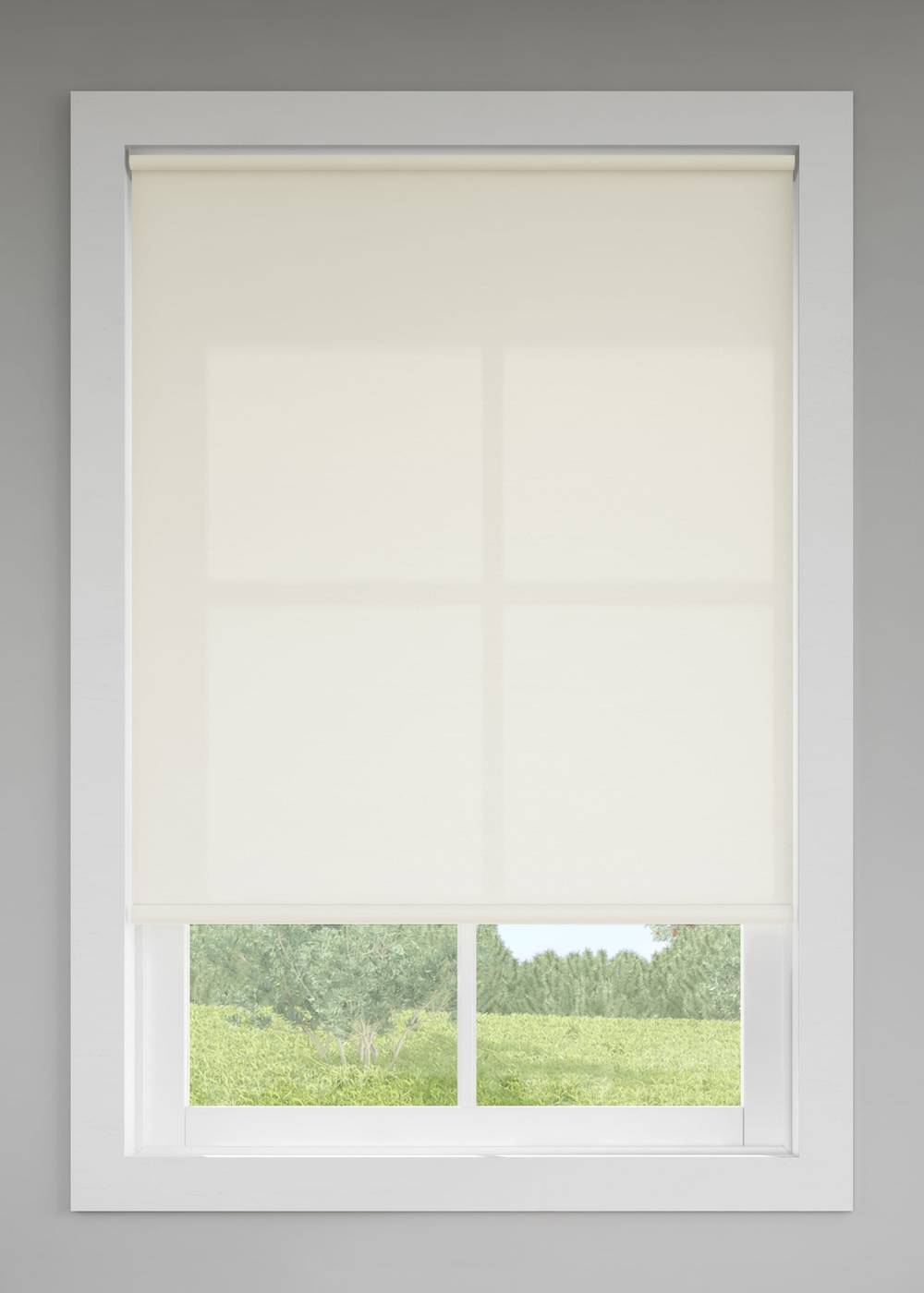 LEVOLOR 37-in x 72-in Cream Light Filtering Cordless Roller Shade | 2043269