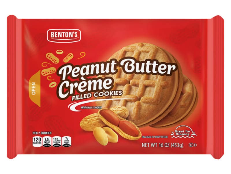 Benton's Cremes Filled Sandwich Cookies, Peanut Butter (16 oz)