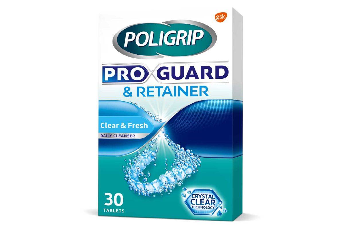 Poligrip Pro Guard & Retainer Clear & Fresh Daily Cleanser - 30 Tablets