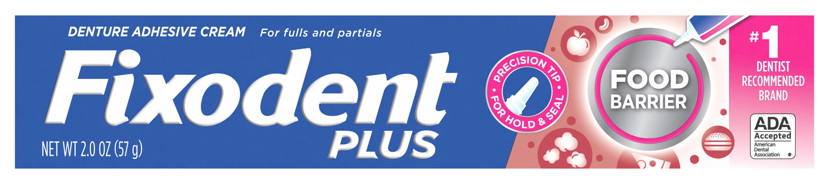 Fixodent Neutral Flavor Denture Adhesive Cream (2 oz)
