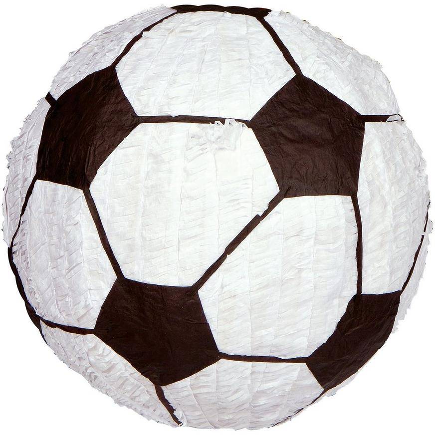Party City Soccer Ball Pinata (17 1/4in/black-white)