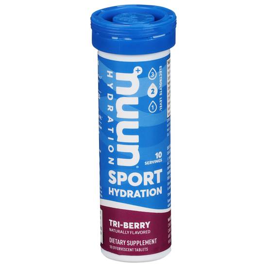 Nuun Sport Hydration Tablets (tri- berry)