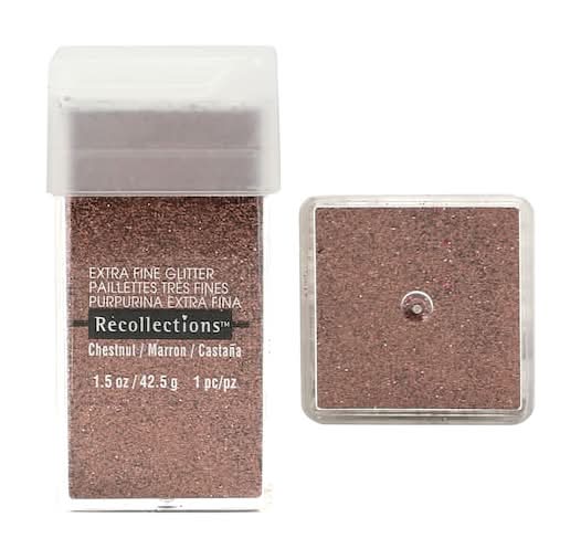 Recollections Extra Fine Glitter, Chestnut (1.5 oz)