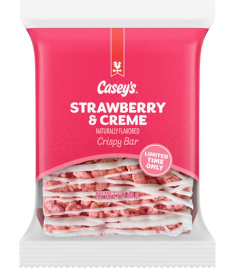 Casey’s Strawberry & Crème Crispy Bar 3.3oz