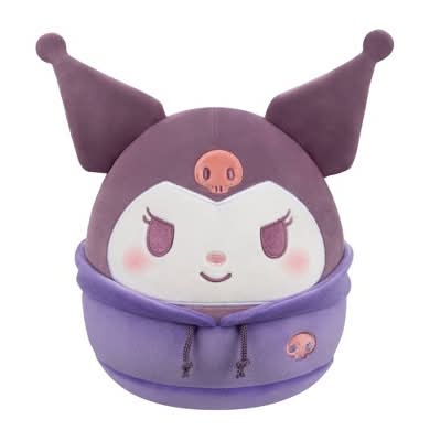 Hello Kitty Squishmallows Dabodabo Hoodie Kuromi Mass Little Plush Toy, 8 in