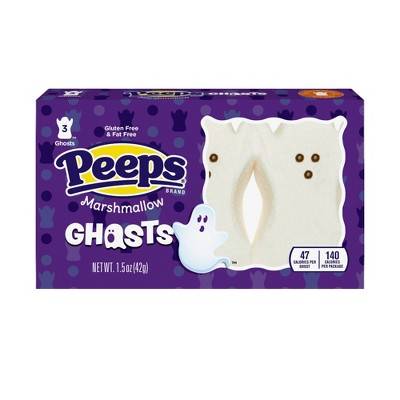 Peeps Marshmallow Ghosts, Unisex, Multi (0.5 oz, 3 ct)
