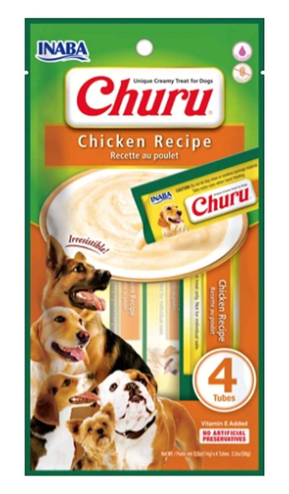 Snack perro 0,56 kg Churu pollo Inaba.