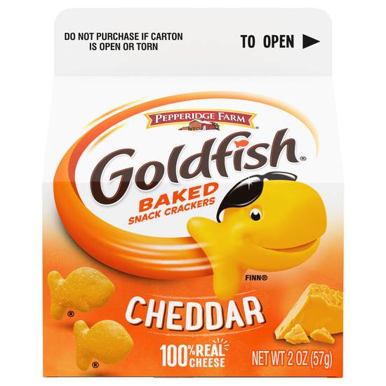 Goldfish Cheddar Baked Snack Crackers