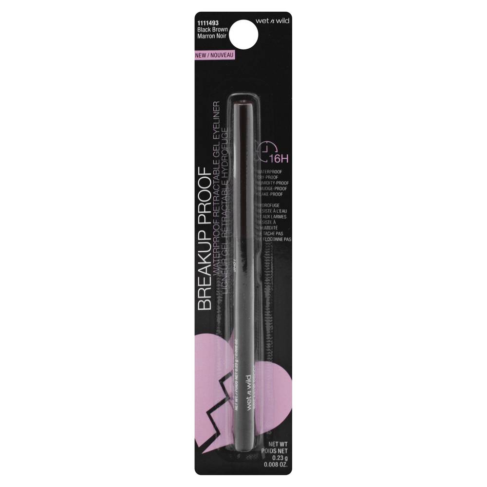 wet n wild Gel Eyeliner, Black-Brown (0.23 g)