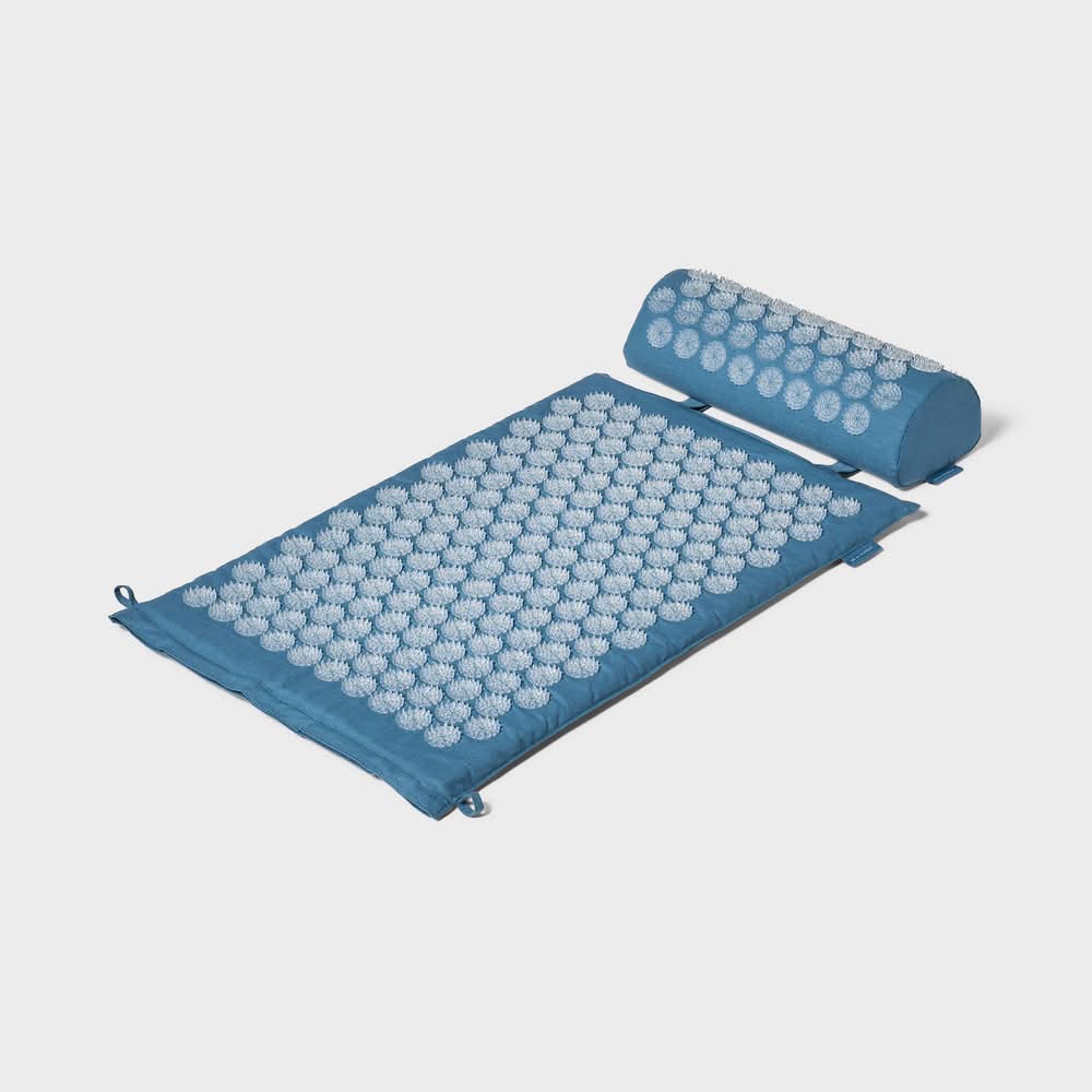 All In Motion Acupressure Mat and Pillow Set, Blue
